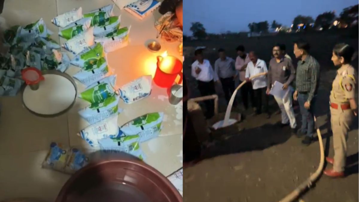 मुंबई में 470 लीटर नकली दूध जब्त, छत्रपति संभाजी नगर में भी नकली दूध के खिलाफ बड़ी कार्रवाई; मिलाते थे गंदा पानी