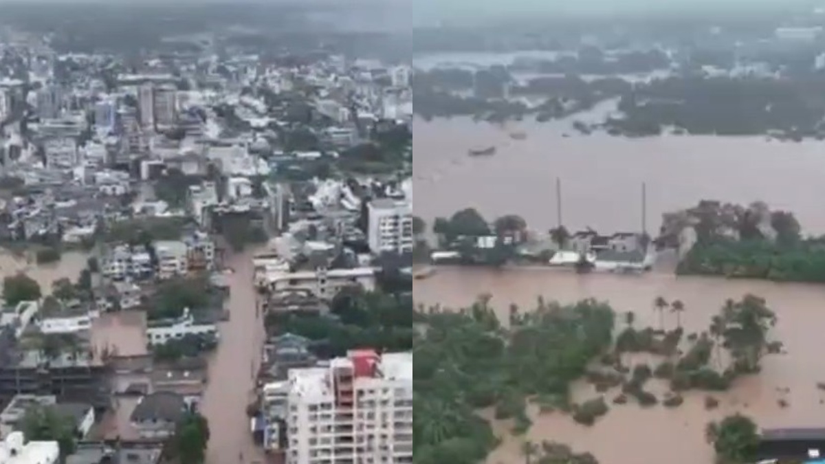 वलसाड में सैलाब… भारी बारिश से पूरा जिला जलमग्न, ड्रोन VIDEO में कैद हुई तस्वीरें