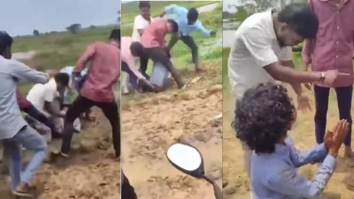 गर्लफ्रेंड को मैसेज किया तो कॉलेज स्टूटेंट को पटक-पटककर मारा, पैरों पर माफी मांगने के लिए किया मजबूर