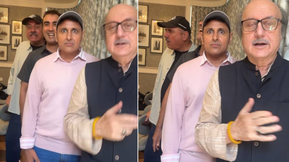अब अनुपम खेर की रील का सोशल मीडिया पर गदर, बोमन ईरानी-रणवीर शौरी ने दिया साथ