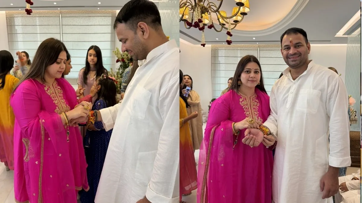 तेज प्रताप ने एक अन्य पोस्ट में लिखा, ''रक्षाबंधन के पावन अवसर पर मेरी बड़ी बहन अनुष्का यादव ने मुझे राखी बांधकर अपना स्नेह, प्रेम और आशीर्वाद दिया। आज इस खास मौके पर मैं अपने बचपन की एक अनमोल तस्वीर भी साझा कर रहा हूँ, जिसमें मेरी बड़ी बहन अनुष्का दीदी मेरे बगल में बैठी हैं और मैं अपनी माँ की गोद में बैठा हूँ। यह तस्वीर सिर्फ एक याद नहीं, बल्कि हमारे बचपन, परिवार के प्यार और भाई-बहन के अटूट रिश्ते की खूबसूरत निशानी है। समय बदल जाता है, हम बड़े हो जाते हैं, लेकिन भाई-बहन का प्यार और बचपन की यादें हमेशा दिल में जीवित रहती हैं''। 