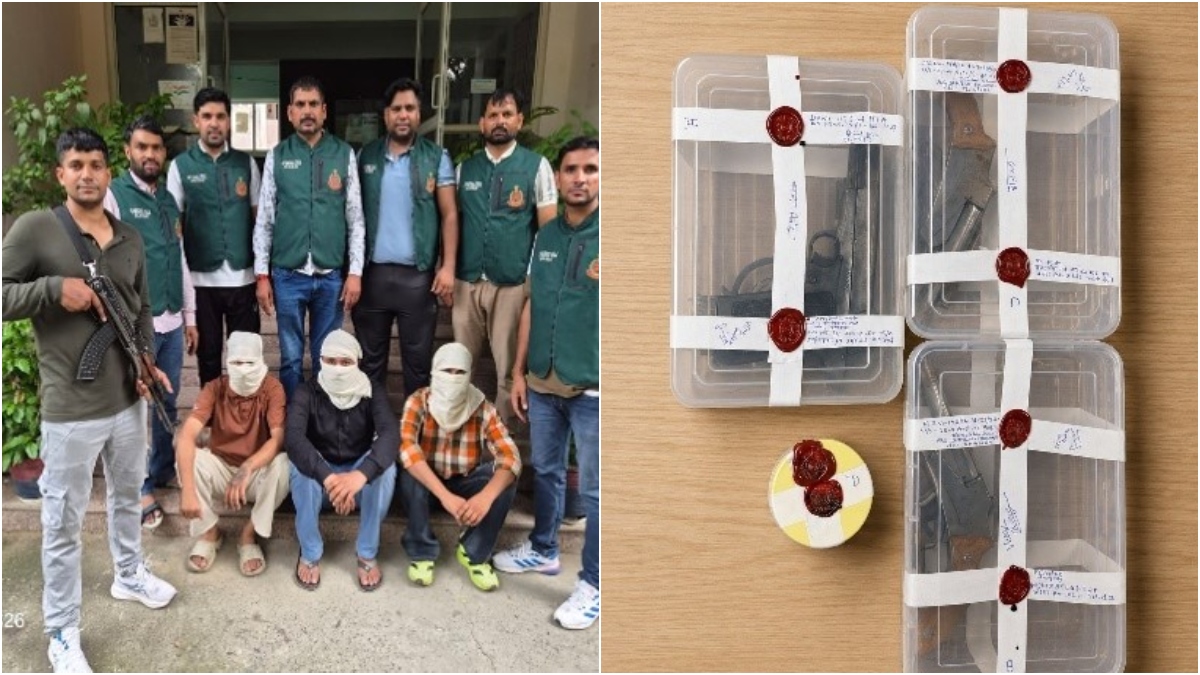 वारदात से पहले Gangland गैंग के 3 शूटर अरेस्ट, स्कॉर्पियो से टारगेट का कर रहे थे तलाश