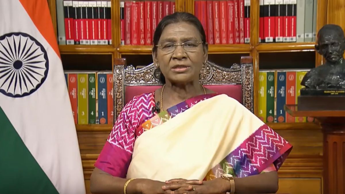 LIVE: राष्ट्रपति का राष्ट्र के नाम संबोधन, बोलीं- दुनिया में युद्ध के कारण संकट के समय में भी तेजी से बढ़ रही भारत की अर्थव्यवस्था