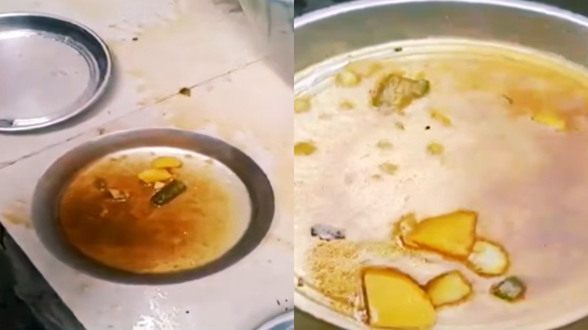 मिड-डे मील में बच्चों को परोसी गई पानी वाली सब्जी, वीडियो वायरल होते ही प्रिंसिपल सस्पेंड, FIR भी दर्ज
