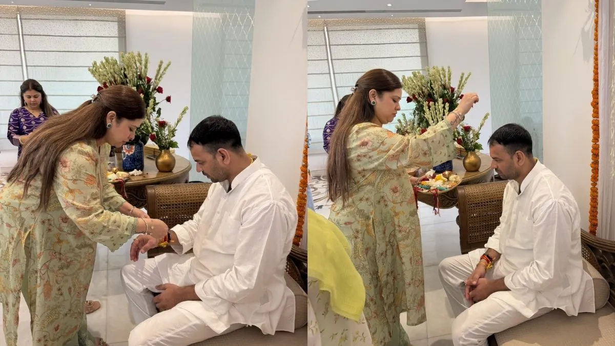 तेज प्रताप को उनकी बड़ी बहन हेमा यादव ने भी राखी बांधी। तेज प्रताप ने फोटो शेयर कर कहा कि रक्षाबंधन के इस पावन अवसर पर हमारी बड़ी बहन हेमा यादव ने मेरी कलाई पर राखी बांधकर अपना स्नेह, प्रेम और आशीर्वाद दिया। भाई-बहन का यह पवित्र रिश्ता हमेशा प्रेम, विश्वास और अपनापन से भरा रहे। ईश्वर से प्रार्थना है कि दीदी सदैव स्वस्थ, खुश और प्रसन्न रहें। 
