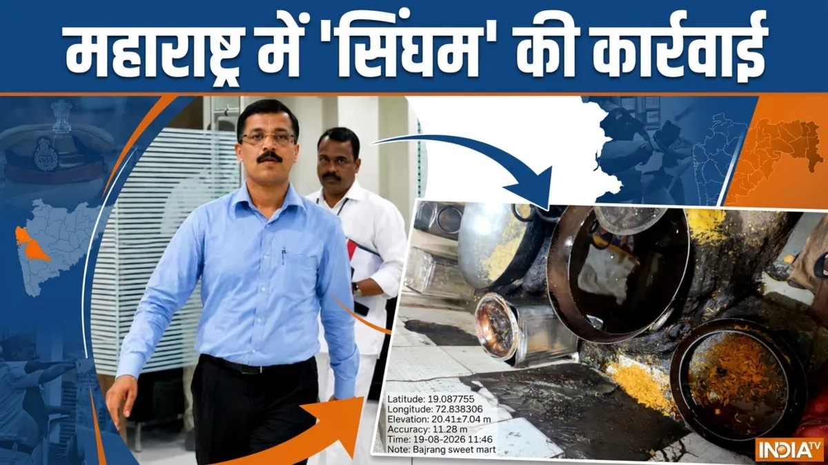 महाराष्ट्र में 'सिंघम' का दनादन चल रहा है हंटर, FDA की कार्रवाई से क्यों मचा है हड़कंप? तुकाराम मुंडे का एक्शन- India TV Hindi