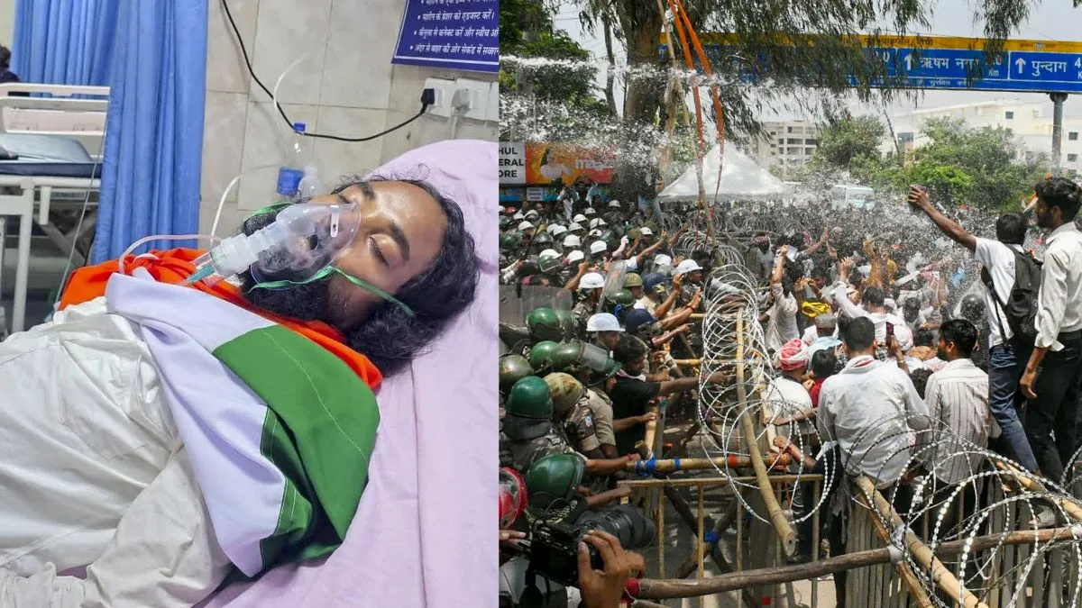 झारखंड में प्रदर्शनकारियों पर लाठीचार्ज, आंसू गैस छोड़ी, देवेंद्र महतो की बिगड़ी तबीयत, BJP ने बंद का आह्वान किया Jharkhand- India TV Hindi