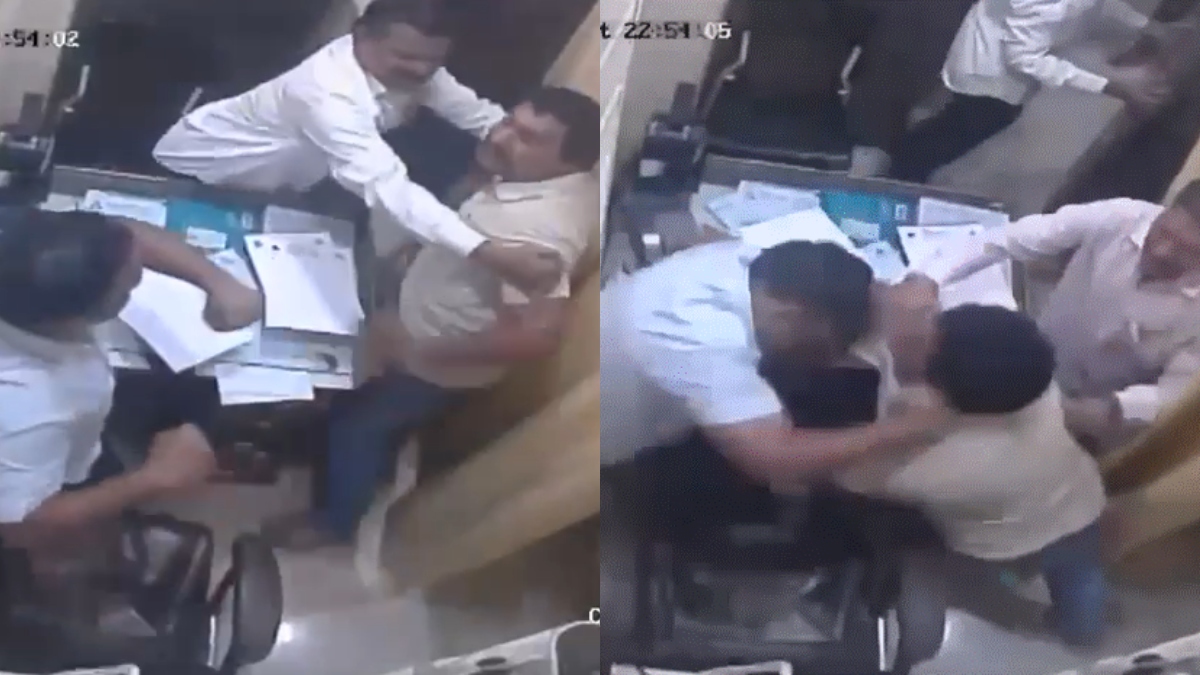 इलाज समझाने पर भड़का मरीज का बेटा, केबिन में घुसकर डॉक्टर से की मारपीट; देखें VIDEO