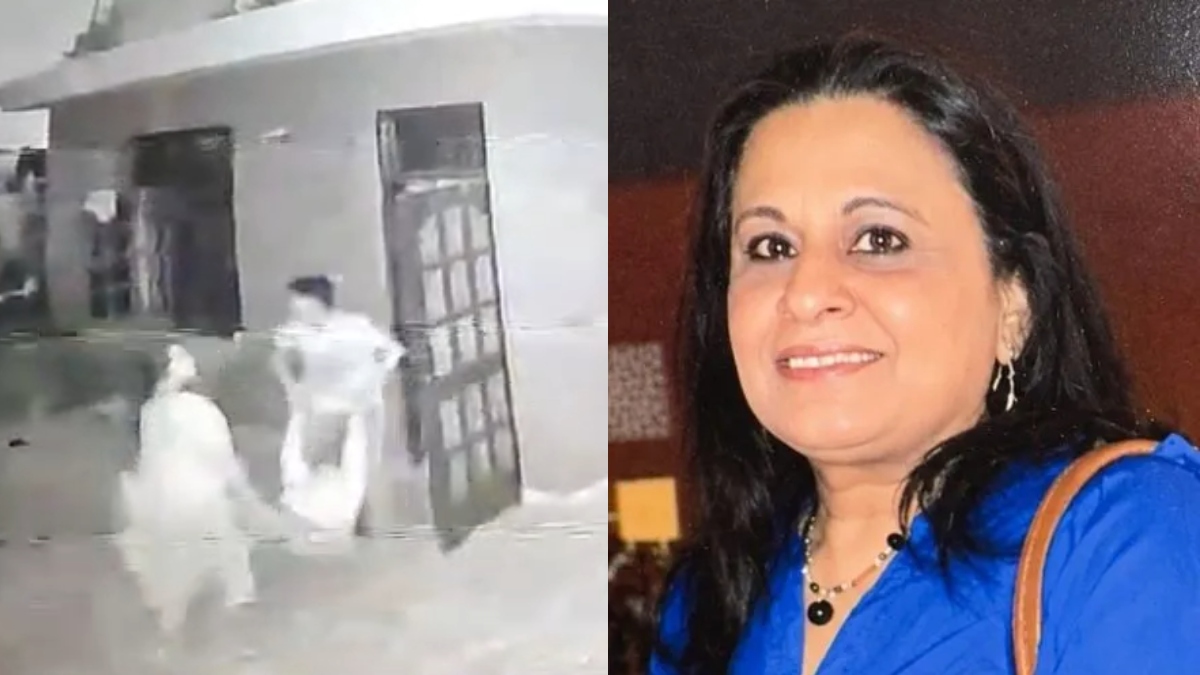 पंचकूला में रिटायर्ड कैप्टन की पत्नी की हत्या, CCTV वीडियो में शव छिपाते दिखी मेड