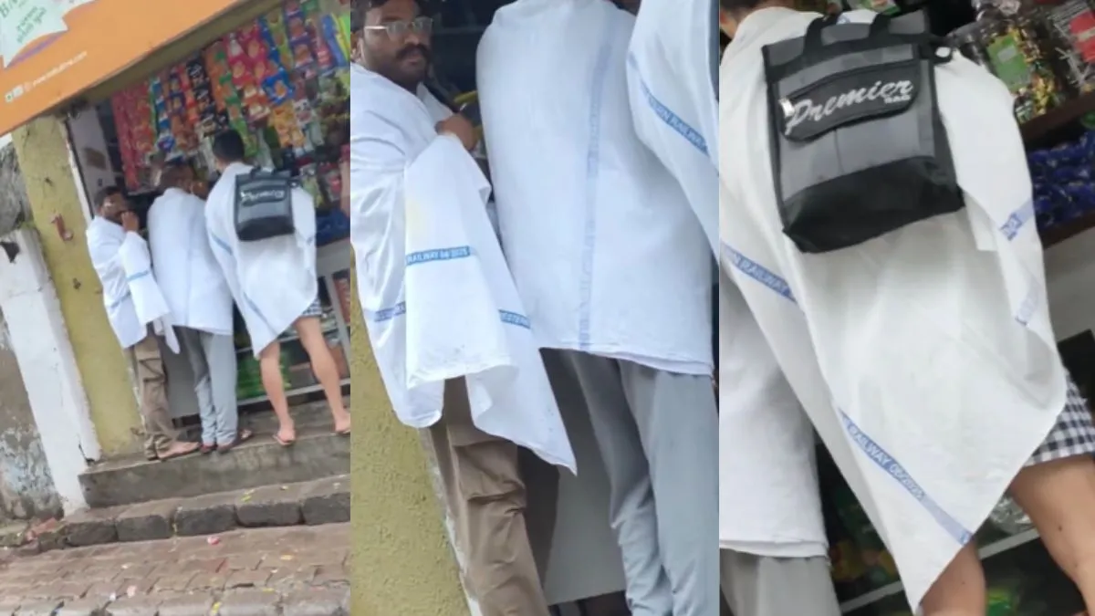 हद है! कुछ नहीं मिला तो रेलवे की चादर ही पहन ली? इन लोगों का Viral Video देख यूजर्स बोले- 'ज़ीरो सिविक सेंस' Indian Railway Bedsheet Stolen Video, Railway Stolen Bedsheet Video, Bedsheet Video, Indian Railway- India TV Hindi