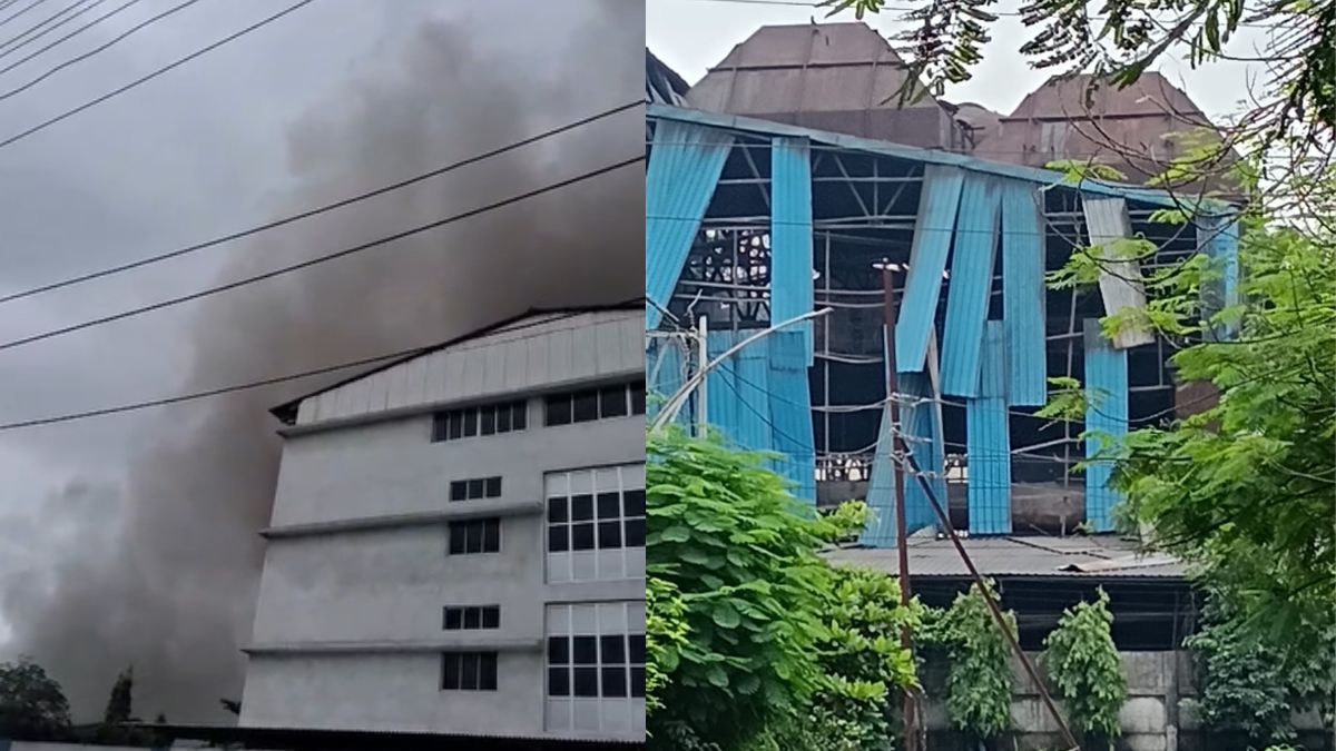 तारापुर के स्टील प्लांट में हुआ जोरदार धमाका, उड़ गए टीन शेड, उठा धुएं का गुबार
