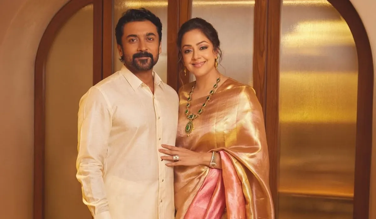 THR इंडिया के साथ बातचीत में सूर्या और ज्योतिका से 'करुप्पू' की रिलीज में देरी और उस मौके पर डायरेक्टर आरजे बालाजी के इमोशनल रिएक्शन के बारे में पूछा गया। सूर्या ने ज्योतिका का शुक्रिया अदा करते हुए कहा, 'मुझ पर आखिरी मिनट में बहुत ज्यादा फाइनेंशियल बोझ आ गया था और मुझे और लोन लेने पड़े। वह मुझ पर भरोसा कर रही थीं और मुझे लोन लेने का रिस्क लेने दे रही थीं।'