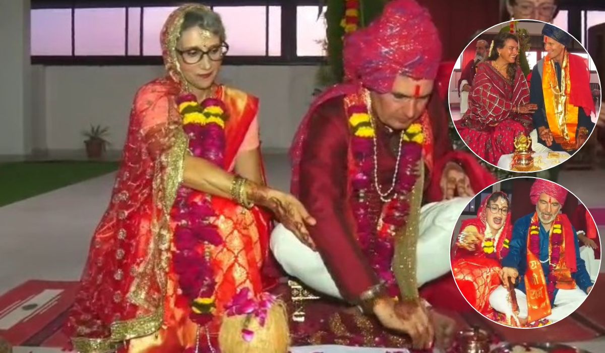महाकाल की नगरी में विदेशी जोड़ों का सनातन विवाह, इंग्लैंड-इटली और स्पेन के जोड़ों ने उज्जैन में लिए सात फेरे