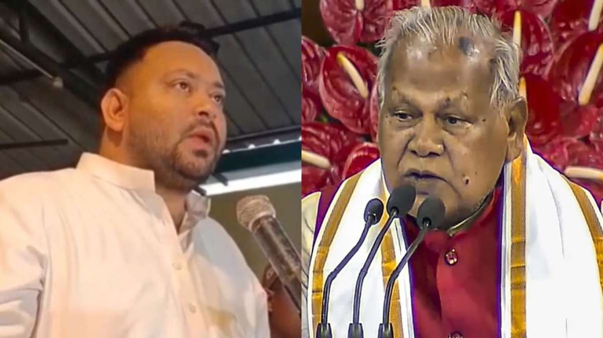 दशरथ मांझी की जगह जीतनराम मांझी को श्रद्धांजलि देने लगे तेजस्वी, पूर्व सीएम बोले-नशा शराब में होता तो नाचती बोतल