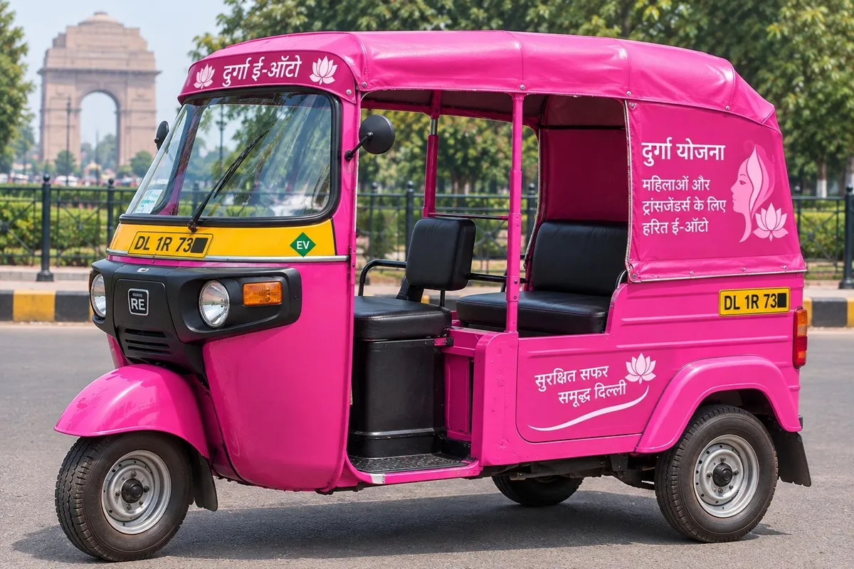 दिल्ली में 'दुर्गा EV ऑटो' योजना को मंजूरी, महिला सुरक्षा को लेकर रेखा गुप्ता कैबिनेट का बड़ा फैसला दुर्गा ई-ऑटो - India TV Hindi