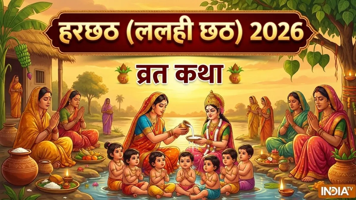 हरछठ यानी ललही छठ की व्रत कथा: व्रती स्त्रियों को झूठ बोलकर गाय का दूध बेचने वाली ग्वालिन की कथा harchhath katha- India TV Hindi