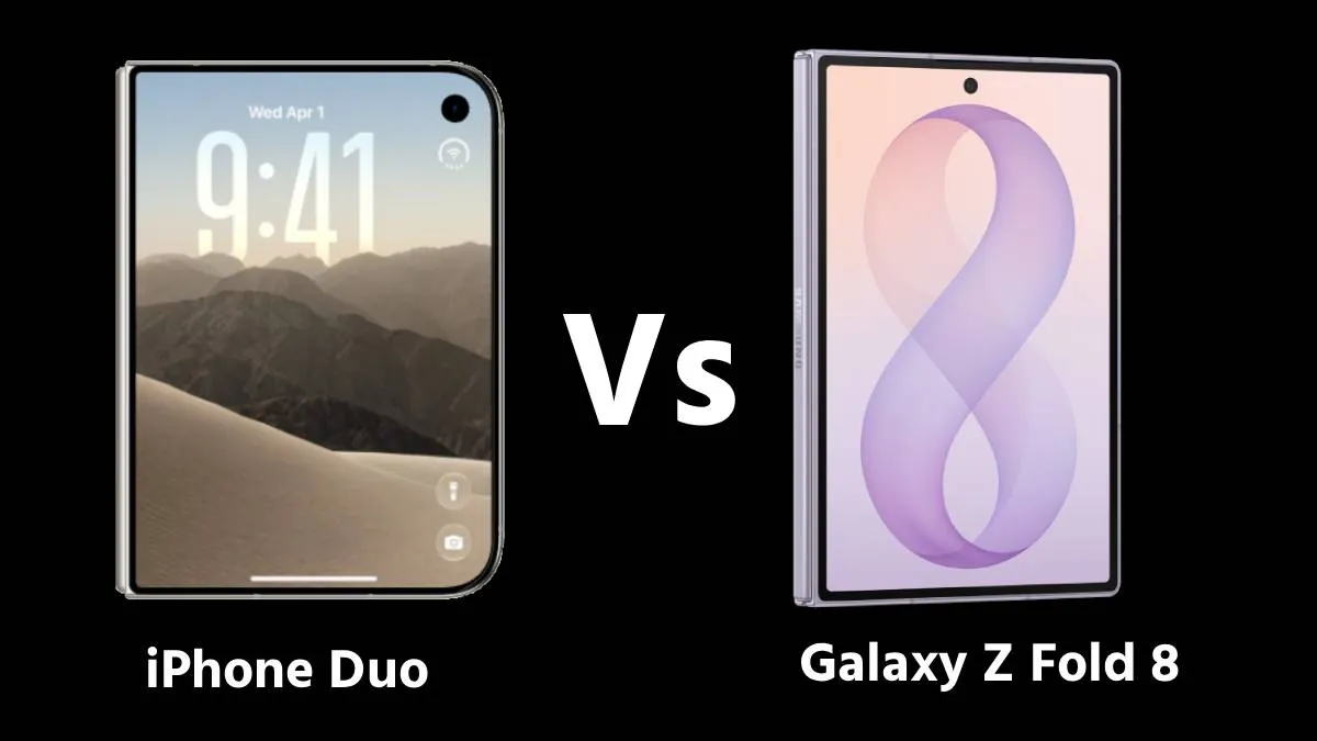 iPhone Duo Vs Samsung Galaxy Z Fold 8: कौन सा फोल्डेबल फोन है ज्यादा दमदार? iPhone Duo vs Samsung Galaxy Z Fold 8- India TV Hindi
