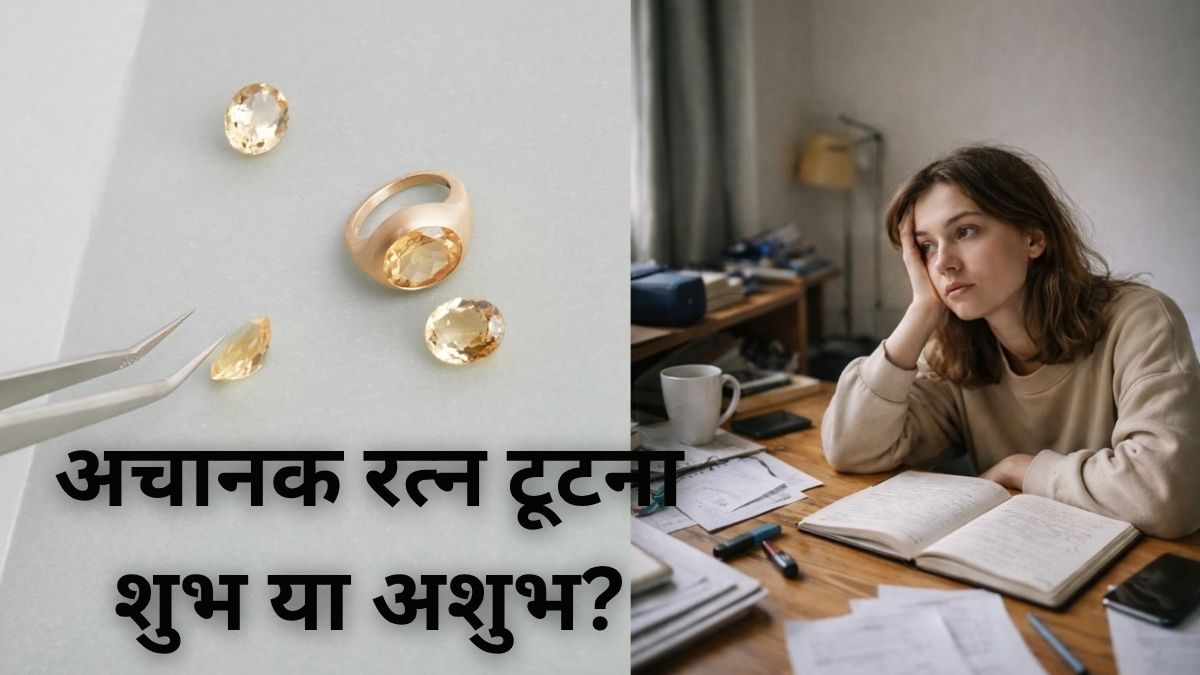 बिना वजह टूट गया पहना हुआ रत्न, महज इत्तेफाक या कोई संकेत? जानिए क्या कहती हैं मान्यताएं.. बिना वजह टूट गया पहना हुआ रत्न, महज इत्तेफाक या कोई संकेत? जानिए क्या कहती हैं मान्यताएं..