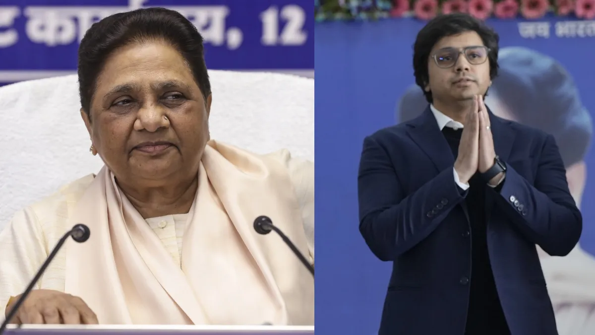 मायावती ने भतीजे आकाश आनंद को बसपा से बाहर निकाला, ससुर के संन्यास के बाद भी हो गई कार्रवाई mayawati vs akash anand BSP- India TV Hindi