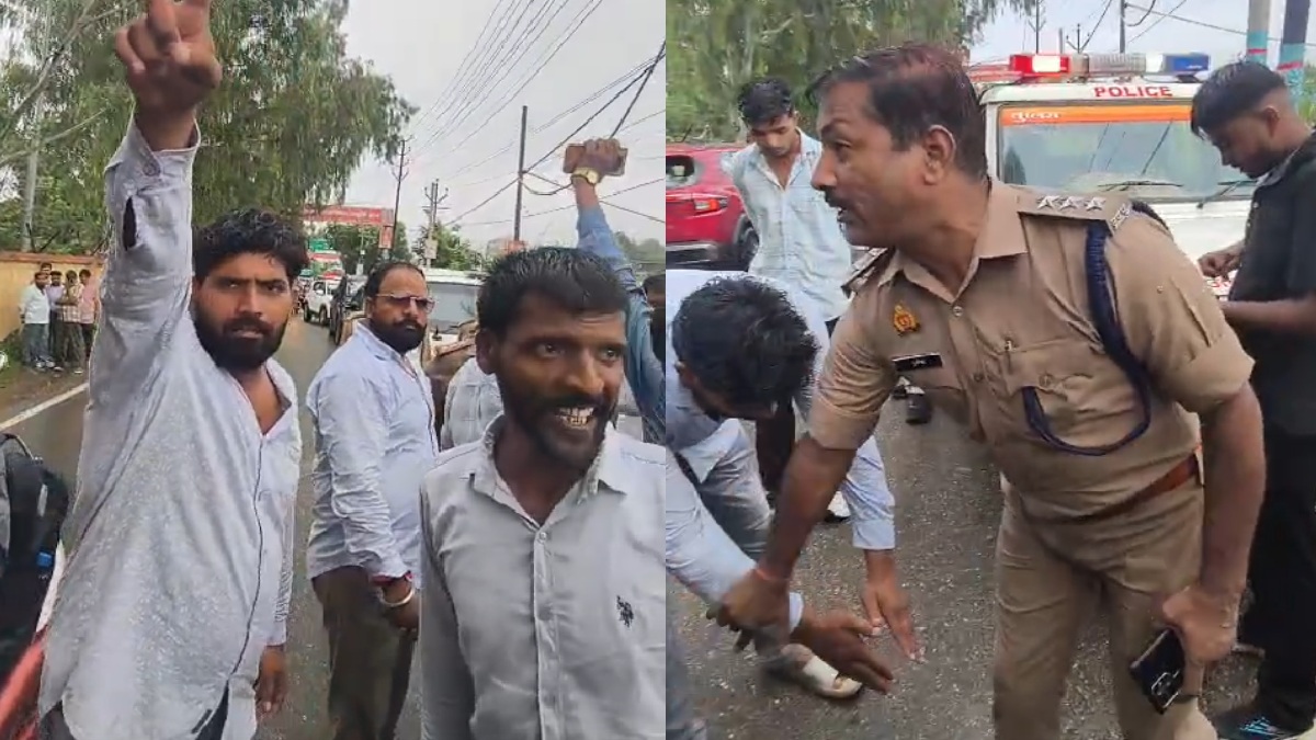 हापुड़ गोलीकांड में दीपक की मौत के बाद मेरठ में बवाल, शव को लेकर सड़क जाम, पुलिस के सामने ग्रामीण ने दी सुसाइड की धमकी