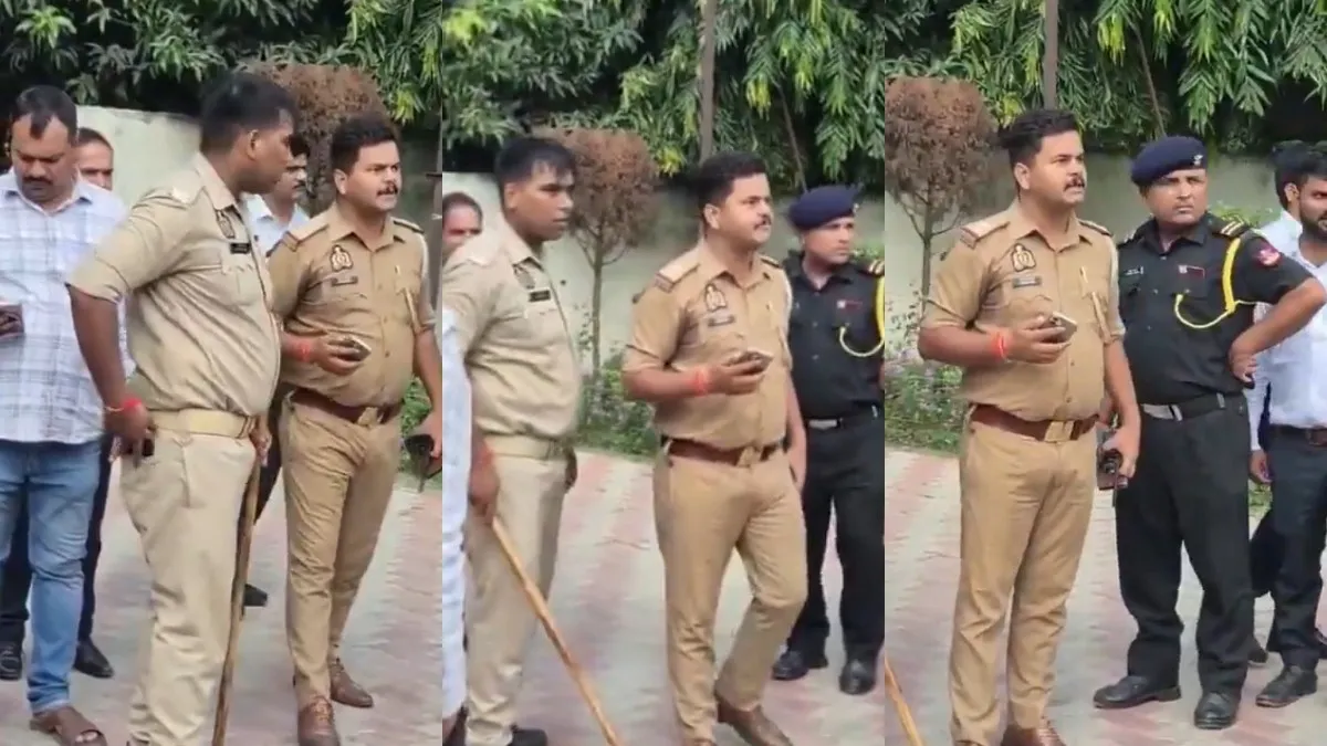 'इतनी फोर्स मंगाऊंगा कि ठंडा कर दूंगा, गोरखपुर पुलिस है ये', विश्वविद्यालय में चौकी प्रभारी का वीडियो वायरल Gorakhpur University chauki incharge- India TV Hindi