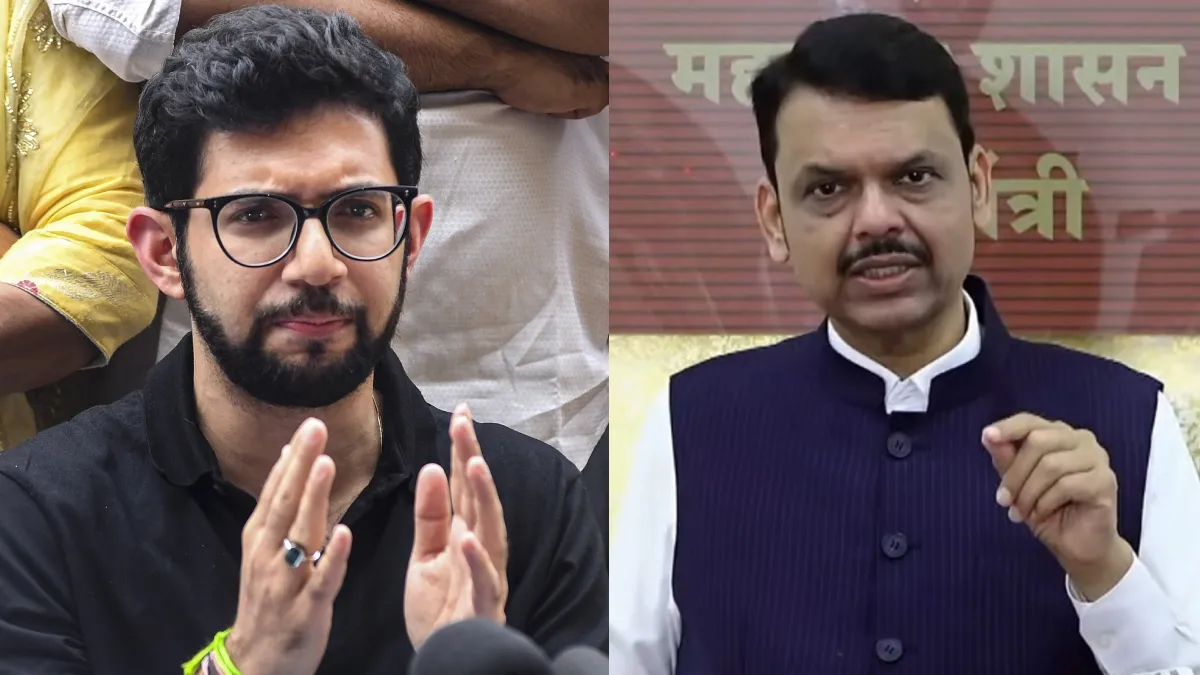 'CM फडणवीस महाराष्ट्र को रेगिस्तान बनाना चाहते हैं...', आदित्य ठाकरे ने क्यों लगाया ऐसा आरोप? Aaditya Thackeray targets CM Devendra Fadnavis- India TV Hindi