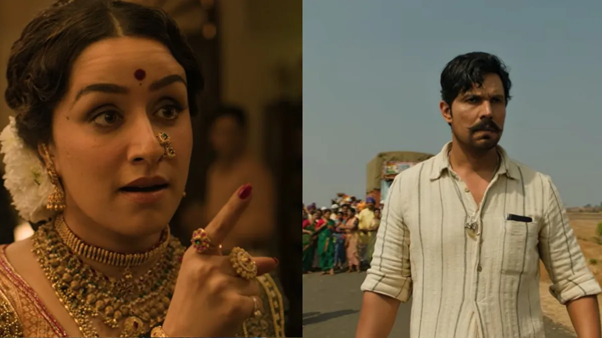 घुंघरुओं की खनक, लावणी की थाप, आंखों में आग और चेहरे पर संघर्ष की कहानी, 'ईठा' के ट्रेलर में छा गईं श्रद्धा कपूर eetha- India TV Hindi