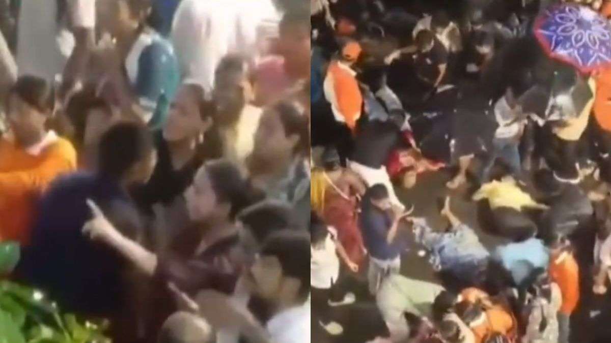 कोलकाता में दुर्गा पूजा पंडाल का एक हिस्सा टूटकर गिरा, 5 लोगों की मौत; करीब 35 घायल कोलकाता में दुर्गा पूजा पंडाल का एक हिस्सा टूटकर गिरा, 5 लोगों की मौत; करीब 35 घायल