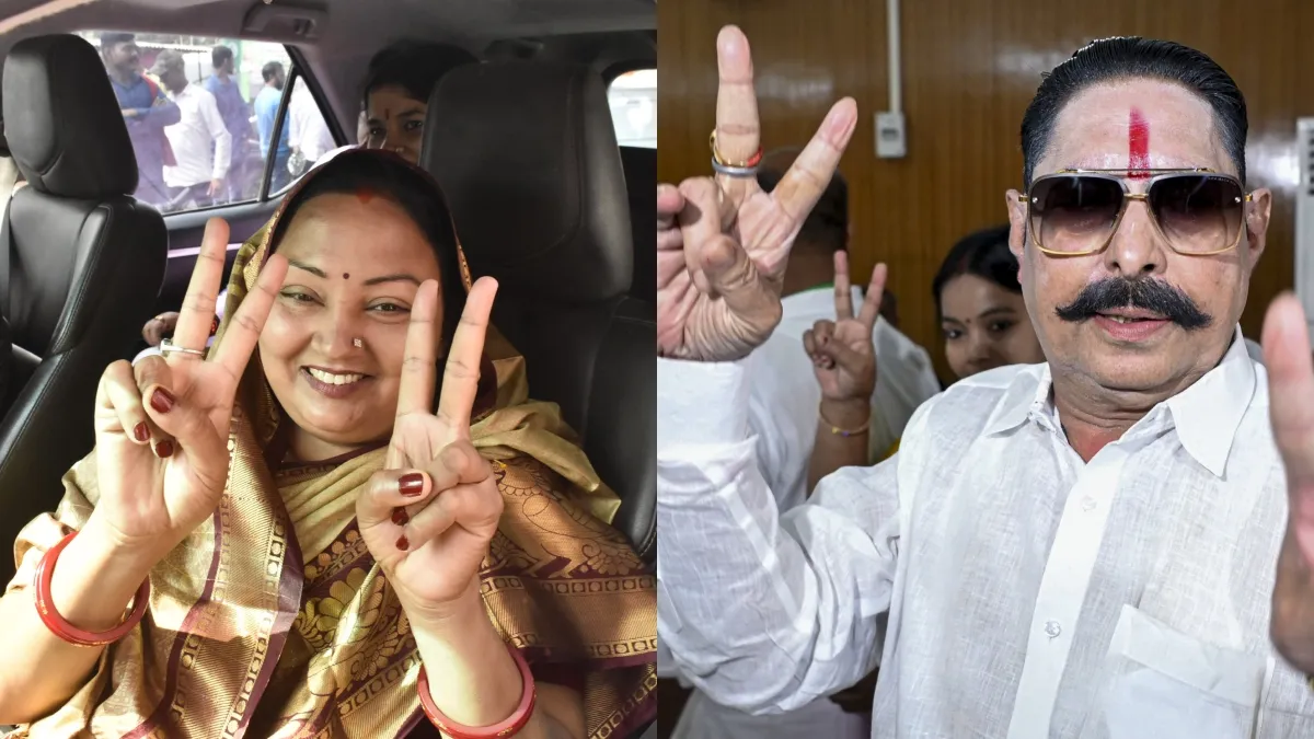 अनंत सिंह की पत्नी नीलम देवी पर एक और एक्शन, खाली करना होगा सरकारी आवास; राज्य मंत्री का दर्जा भी गया अनंत सिंह (दाएं) के साथ उनकी पत्नी नीलम देवी- India TV Hindi