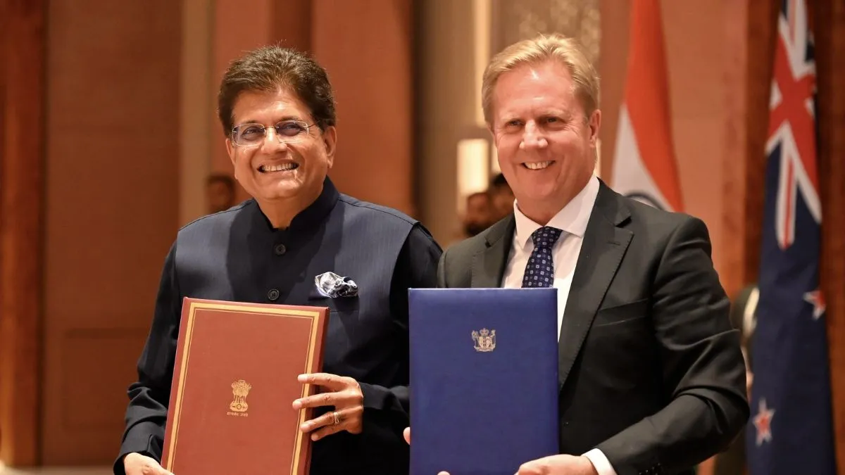 India-New Zealand FTA 20 अक्टूबर से होगा लागू, भारत के सभी सामानों को मिलेगी 100% टैरिफ छूट India-New Zealand FTA, India-New Zealand trade, fta, free trade agreement- India TV Hindi