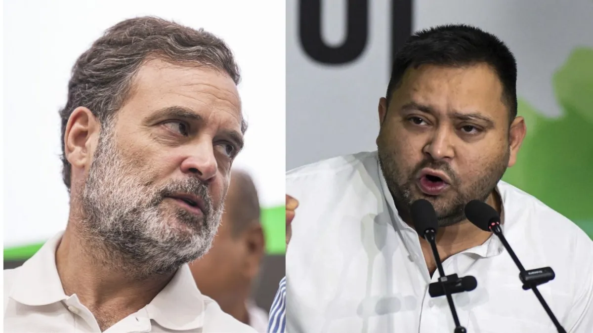 बिहार एमएलसी चुनाव में महागठबंधन और बिखरा, अब 5 सीटों पर RJD-Congress आमने-सामने Rahul gandhi and Tejashwi Yadav- India TV Hindi