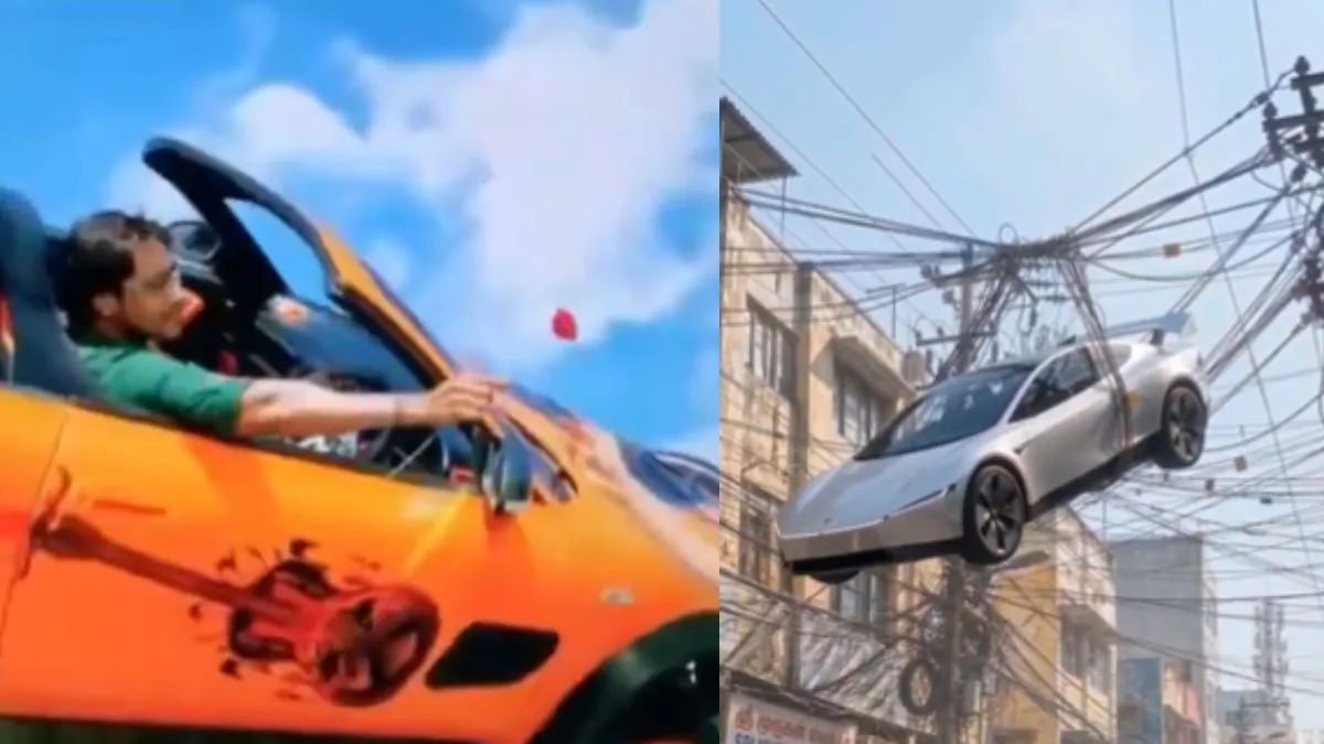 Tesla की उड़ने वाली कार के Memes से भर गया सोशल मीडिया, ऐसी क्रिएटिविटी देख एलन मस्क भी करेंगे तारीफ tesla flying car, tesla car roadster, tesla roadster memes, elon musk, viral video, meme fest- India TV Hindi