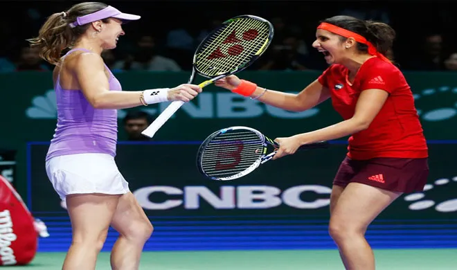 Switzerland's Martina Hingis and India's Sania Mirza- India TV Hindi