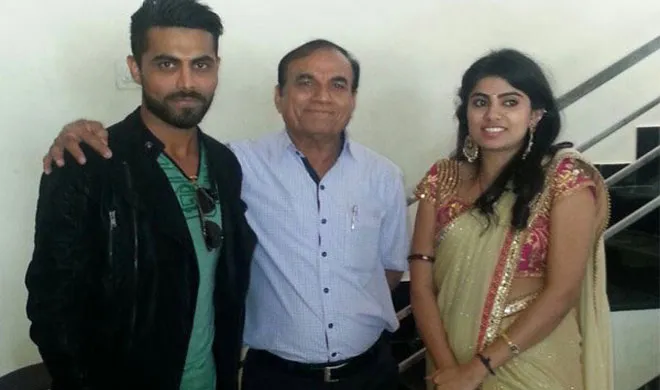ravindra jadeja and riwaba- India TV Hindi
