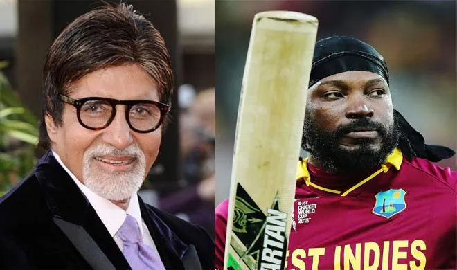 amitabh bachchan and chris gayle- India TV Hindi