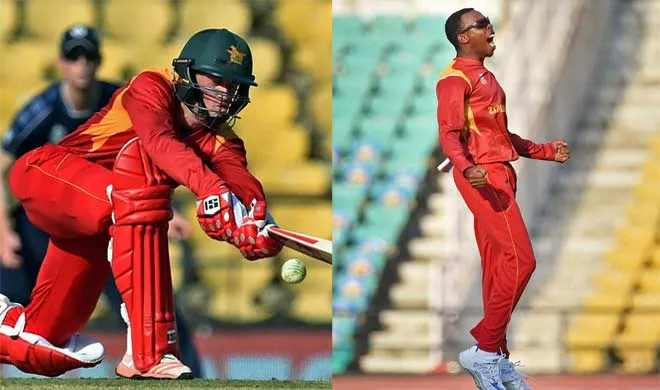 Sean Williams and Wellington Masakadza of Zimbabwe - India TV Hindi