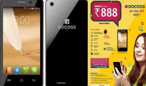मोबाइल कंपनी Docoss ने 888 रुपए में शुरू की x1 स्‍मार्टफोन की बुकिंग, 2 मई से डिलिवरी का वादा- India TV Paisa