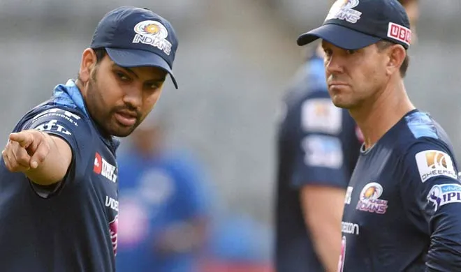 indian mumbai captain rohit sharma and batting coach ricky...- India TV Hindi