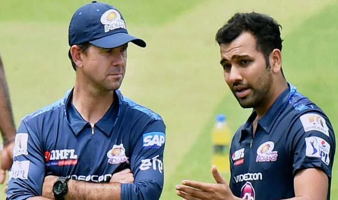 MI batting coach ricky ponting and rohit sharma- India TV Hindi