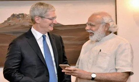 टिम कुक ने की पीएम मोदी से मुलाकात, मेक इन इंडिया में एप्‍पल की भागीदारी पर हुई चर्चा- India TV Paisa