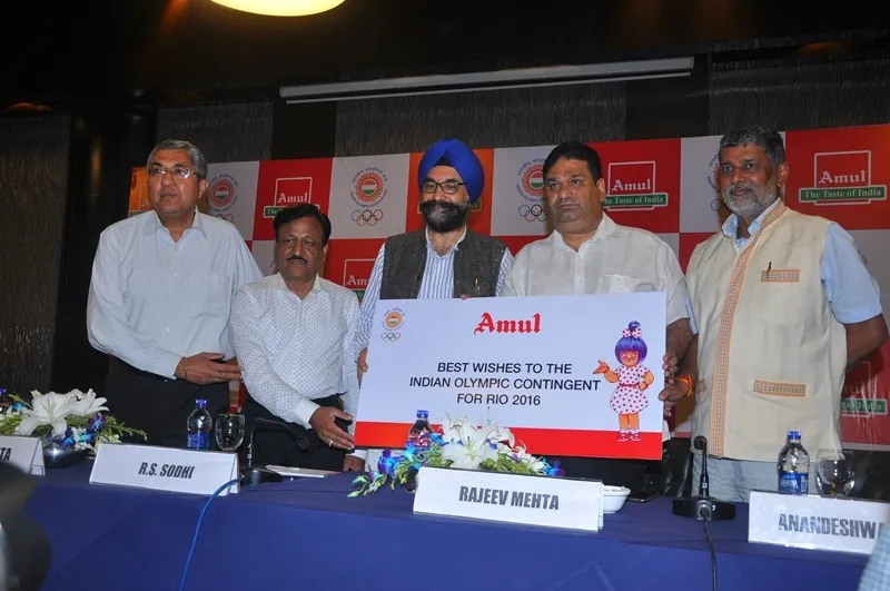 Amul associates with Indian Olympic Association for Rio...- India TV Hindi