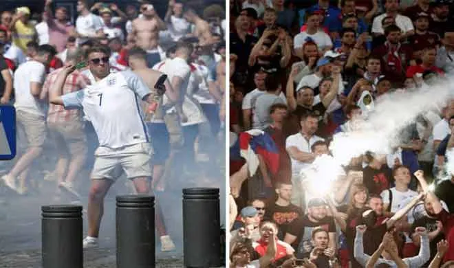 england football fans during violence- India TV Hindi
