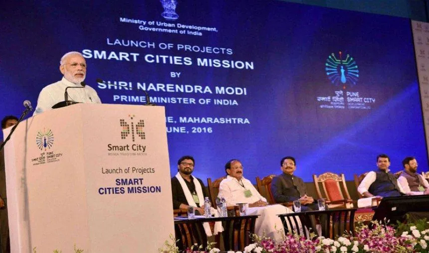 PM मोदी ने किया स्‍मार्ट सिटी मिशन का उद्घाटन, 1770 करोड़ रुपए वाले 83 प्रोजेक्‍ट्स हुए लॉन्‍च- India TV Paisa