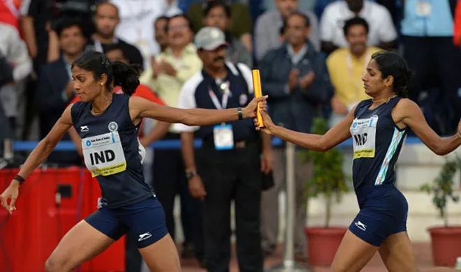Indian women relay team- India TV Hindi