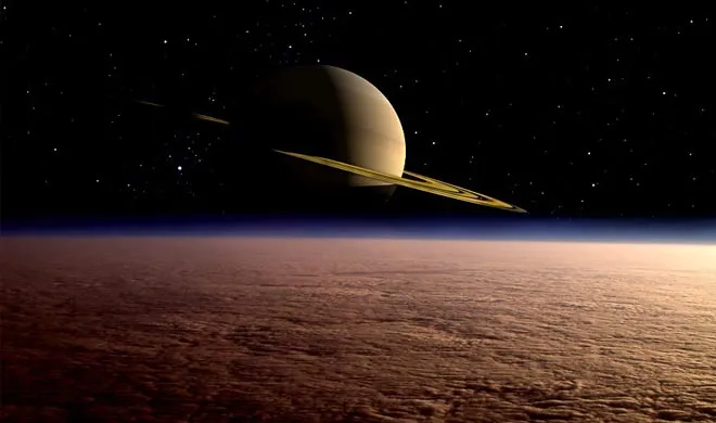 saturn above titan- India TV Hindi