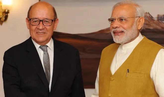 France defence minister with Modi- India TV Hindi