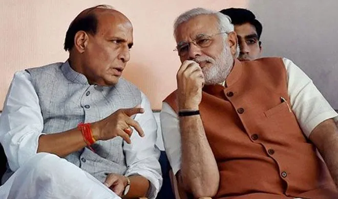 Rajnath Singh and Narendra Modi. (File Photo: PTI)- India TV Hindi