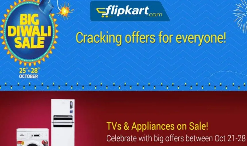 25-28 अक्टूबर तक Flipkart पर चलेगी ‘Big Diwali Sale’, स्‍मार्टफोन सहित अन्‍य प्रोडक्‍ट्स पर मिलेंगे ऑफर्स- India TV Paisa