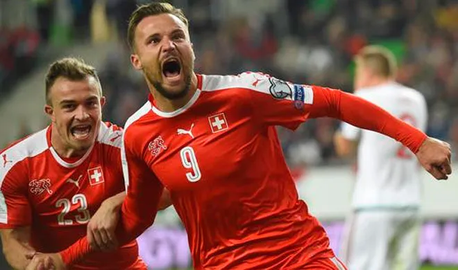 Switzerland's Haris Seferovic during the match | Photo: AP- India TV Hindi