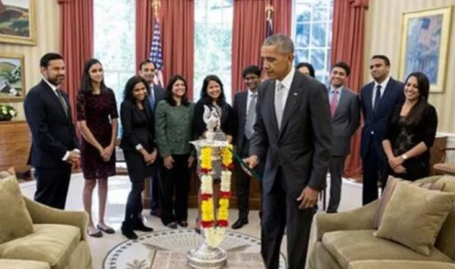 obama celebrated diwali celebration in oval office- India TV Hindi